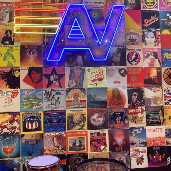 🐨 Aviator Nation Gray Striped Drawstring Sweatpants Juniors L - Picture 10 of 13